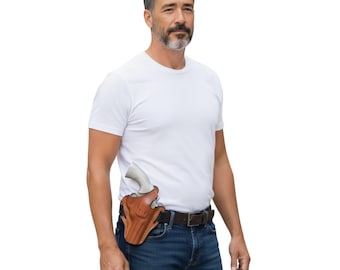 Colt Python 357 Magnum 4 inç Tabanca Deri OWB Kılıf