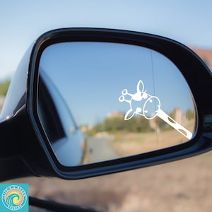 Giraffe Decal, Mini Giraffe, Tiny Giraffe, Conservation, Rearview Mirror Decal, Mini Decal, Indoor/Outdoor Vinyl, Many Colors, FREE SHIPPING