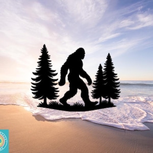 Sasquatch Decal, Adventure Decal, Bigfoot, Bigfoot Decal, Forest, Adventure Life, Camping, Indoor/Outdoor Vinyl, Many Colors, FREE SHIPPING