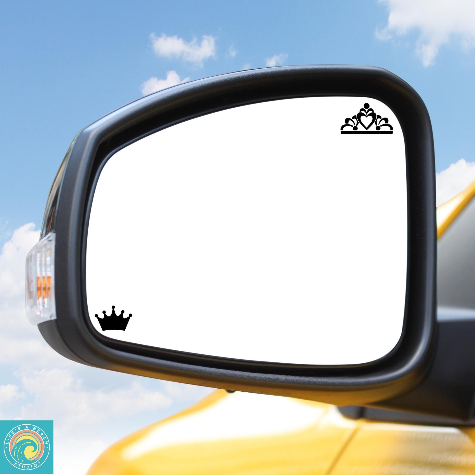 Crown Decal, Tiara, Tiny Crown, Queen, Princess, Rearview Mirror Decal ...