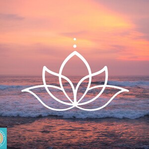 Lotus Flower Decal, Meditation Decal, Yoga, Car Decal, Wall Decal, Vinyl Sticker, Indoor/Outdoor Waterproof Vinyl, Many Colors And Sizes image 2