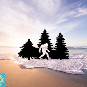 Sasquatch Decal, Adventure Decal, Bigfoot, Bigfoot Decal, Forest, Adventure Life, Camping, Indoor/Outdoor Vinyl, Many Colors, FREE SHIPPING