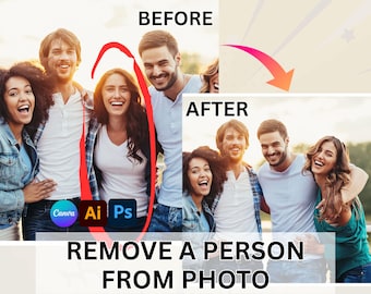 Custom Photoshop Editing, Remove person from photo, photo manipulation, combine photos, photo editing service, photo edit service, Photoshop