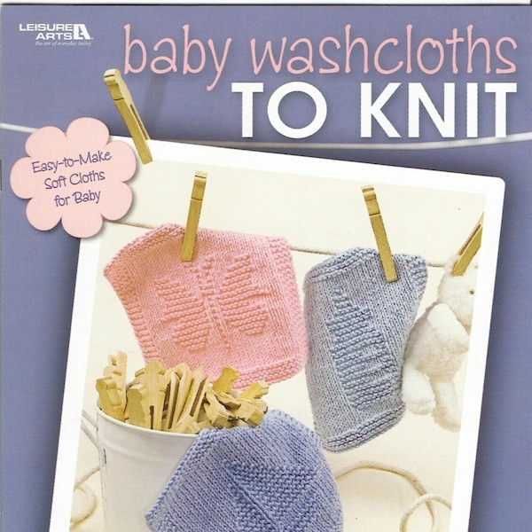 LA - 4352 - Baby Washcloths to Knit