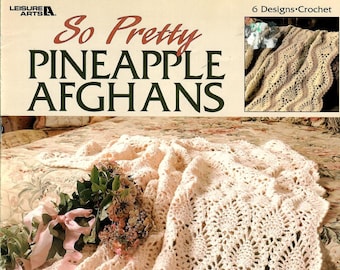 Pineapple Afghans Crochet Patterns  1999