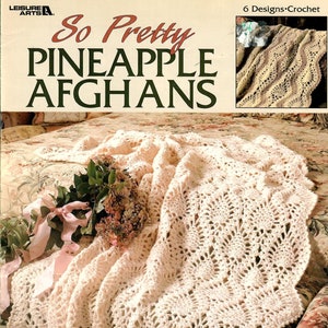 Pineapple Afghans Crochet Patterns  1999
