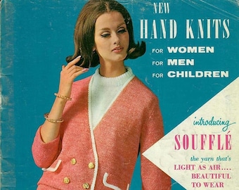 Nuevos tejidos de punto hechos a mano en la década de 1960