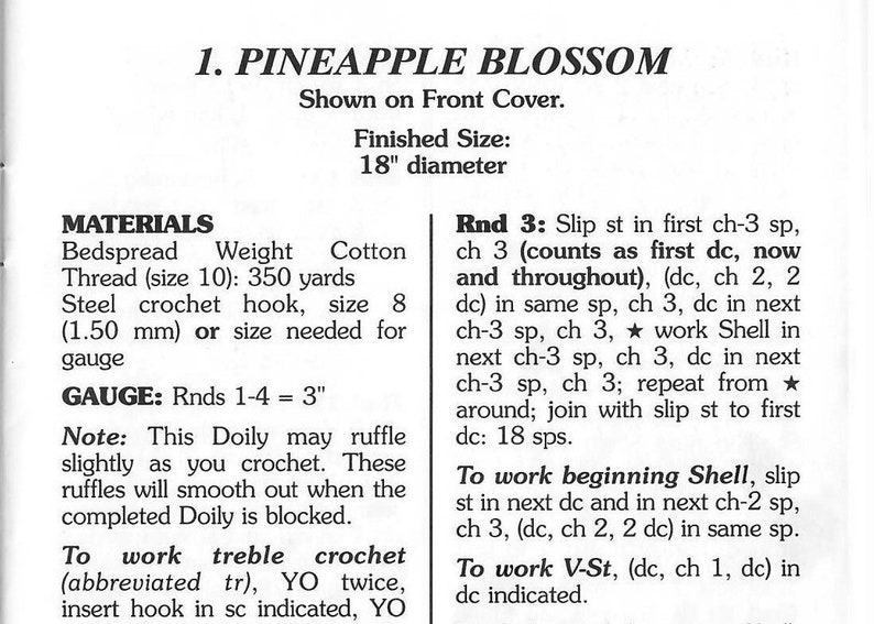 Pineapple Doilies 1999 image 7