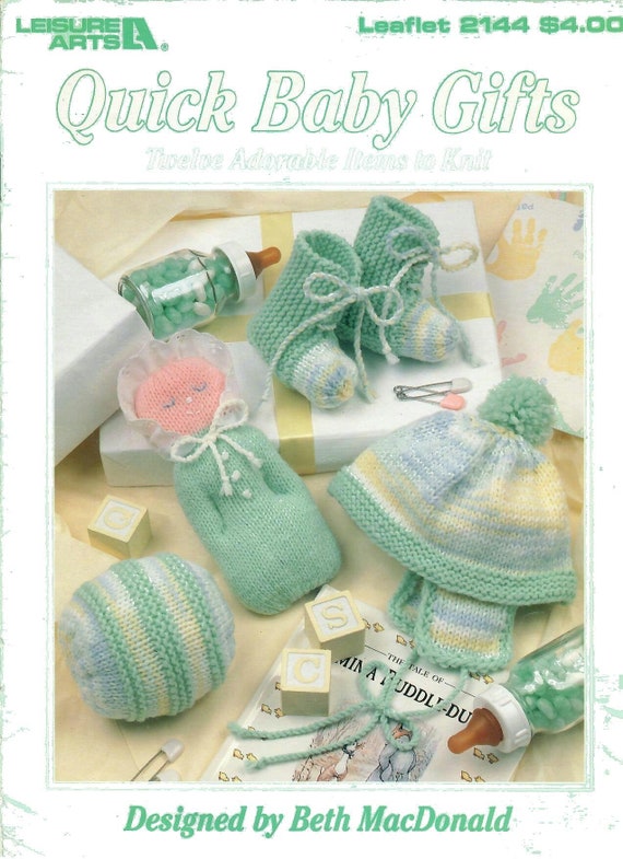 LA 2144 Quick Baby Gifts Knit Etsy