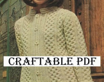 Abrigo Aran de mujer 2