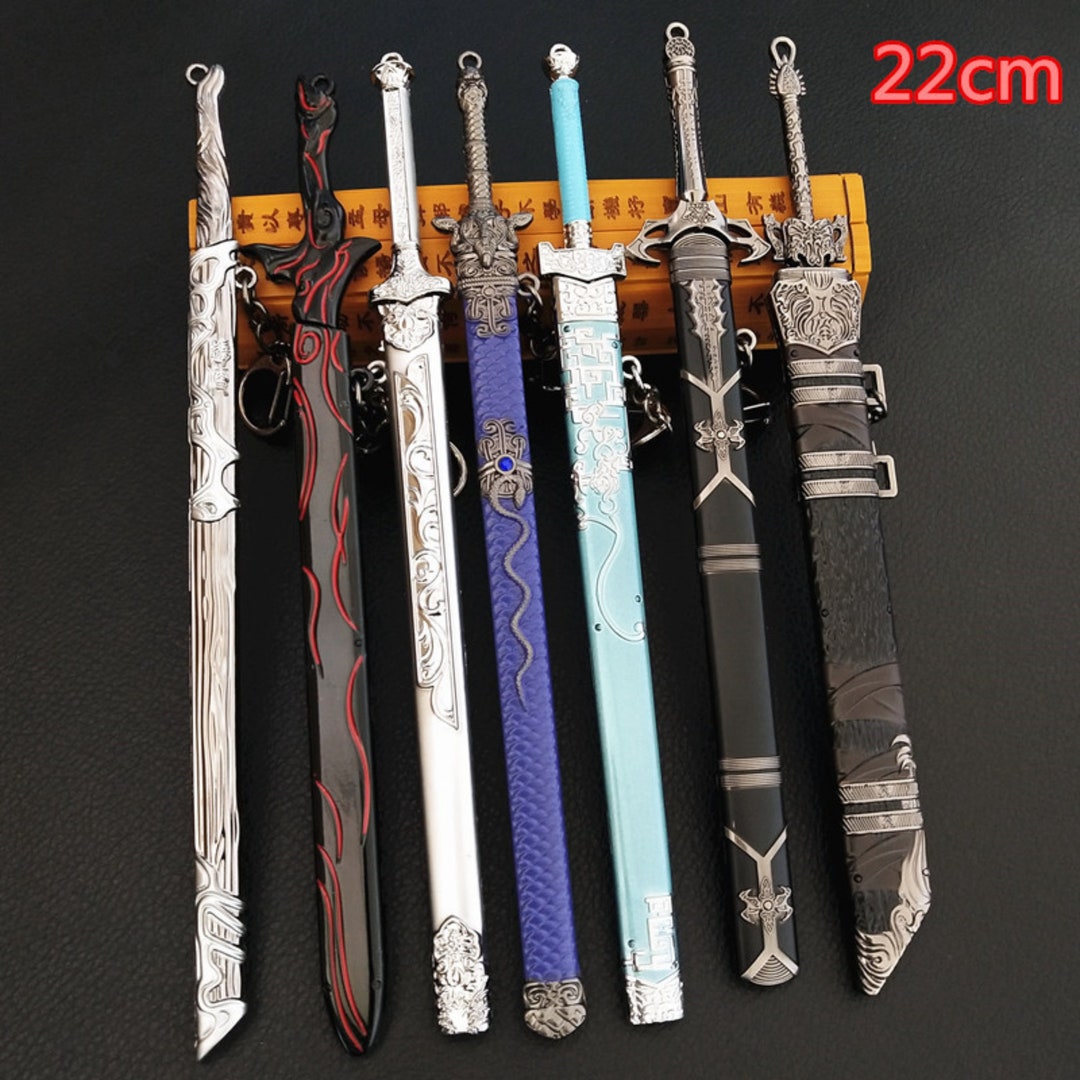 Handmade Anime Key Chain, Swords, Katana, Samurai, Anime Accessories, Samurai Armor, Gifts for