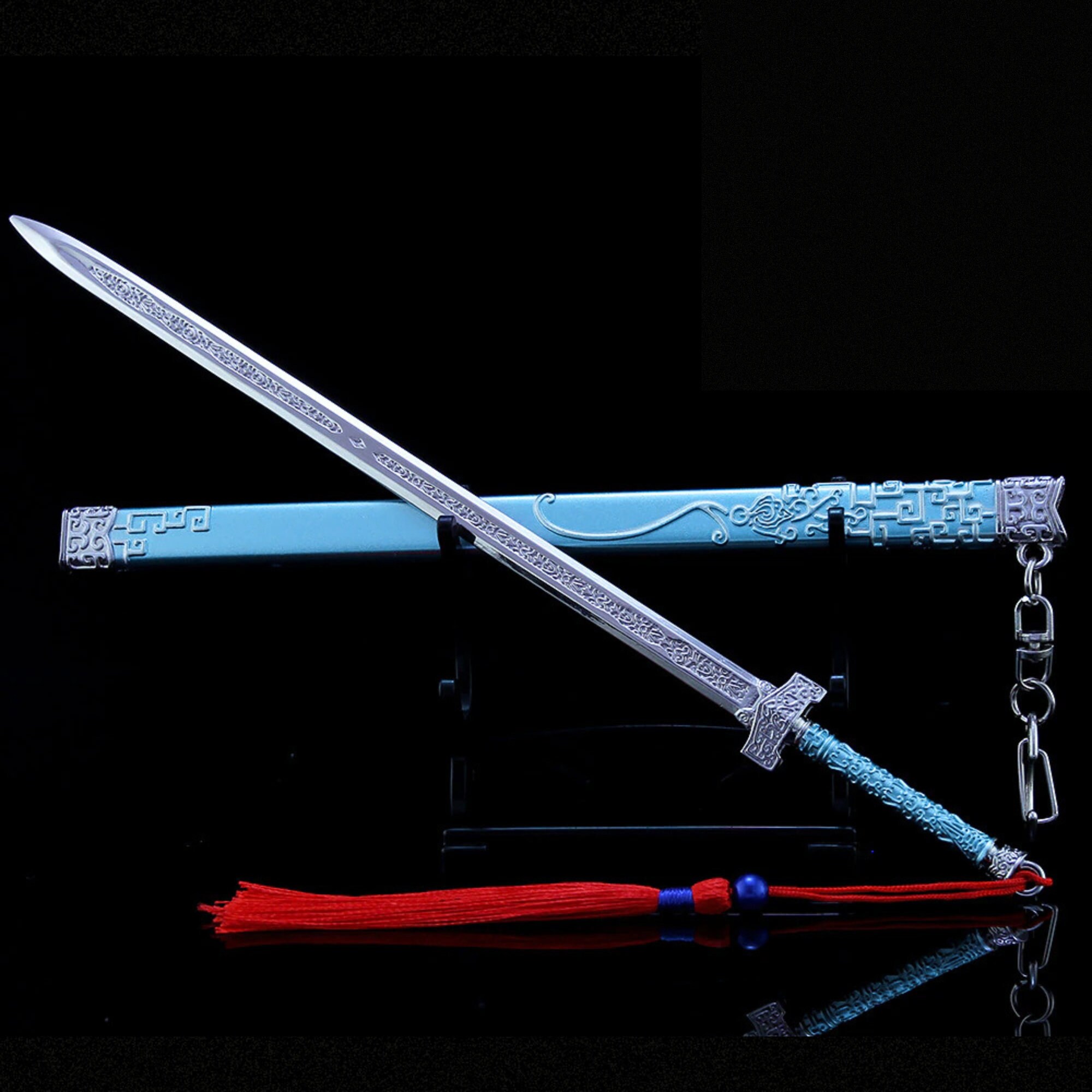 Handmade Anime Key Chain, Swords, Katana, Samurai, Anime Accessories, Samurai Armor, Gifts for