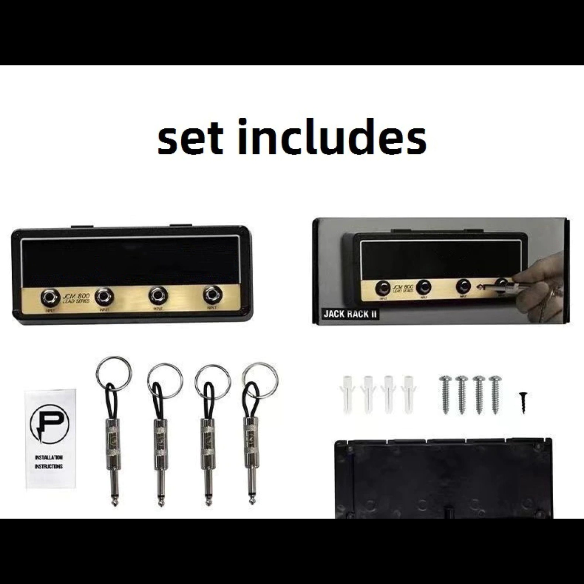 Vintage Amplifier Key Holder With Guitar Plug Key Chains Key Etsy