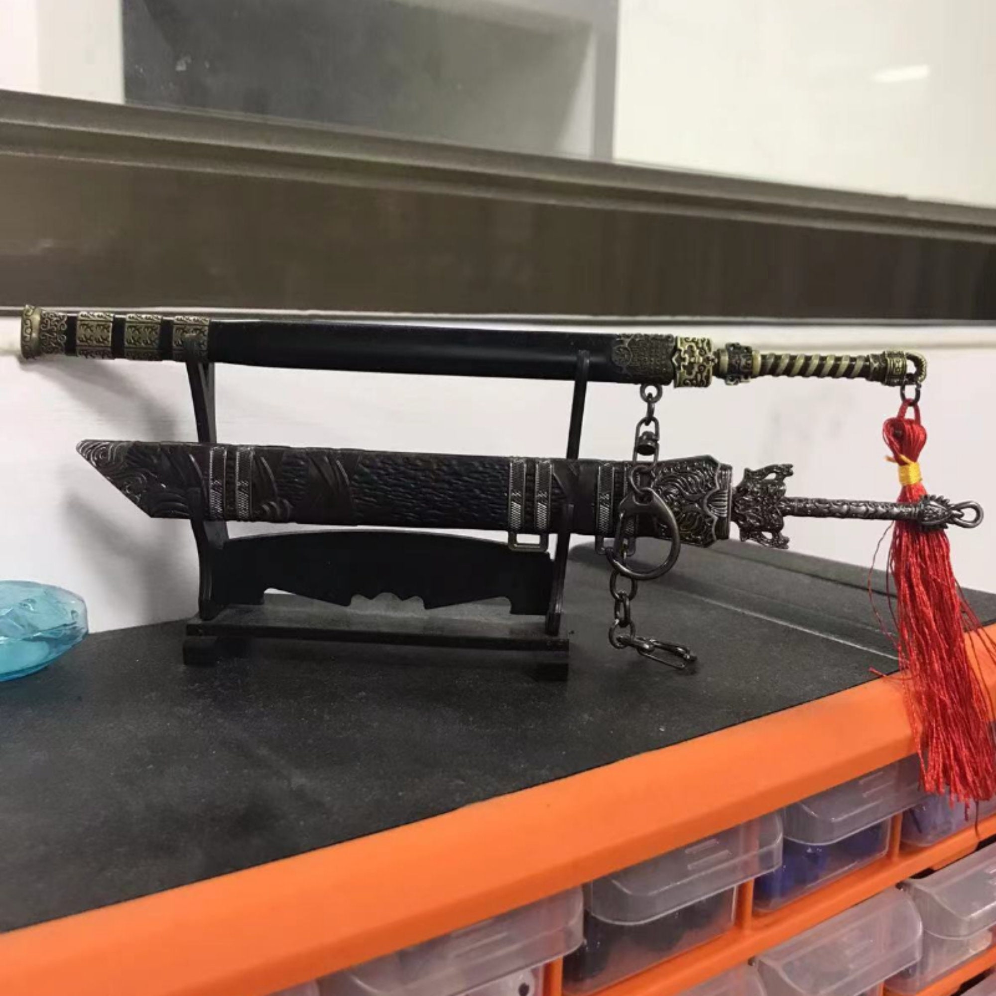 Handmade Anime Key Chain, Swords, Katana, Samurai, Anime Accessories, Samurai Armor, Gifts for