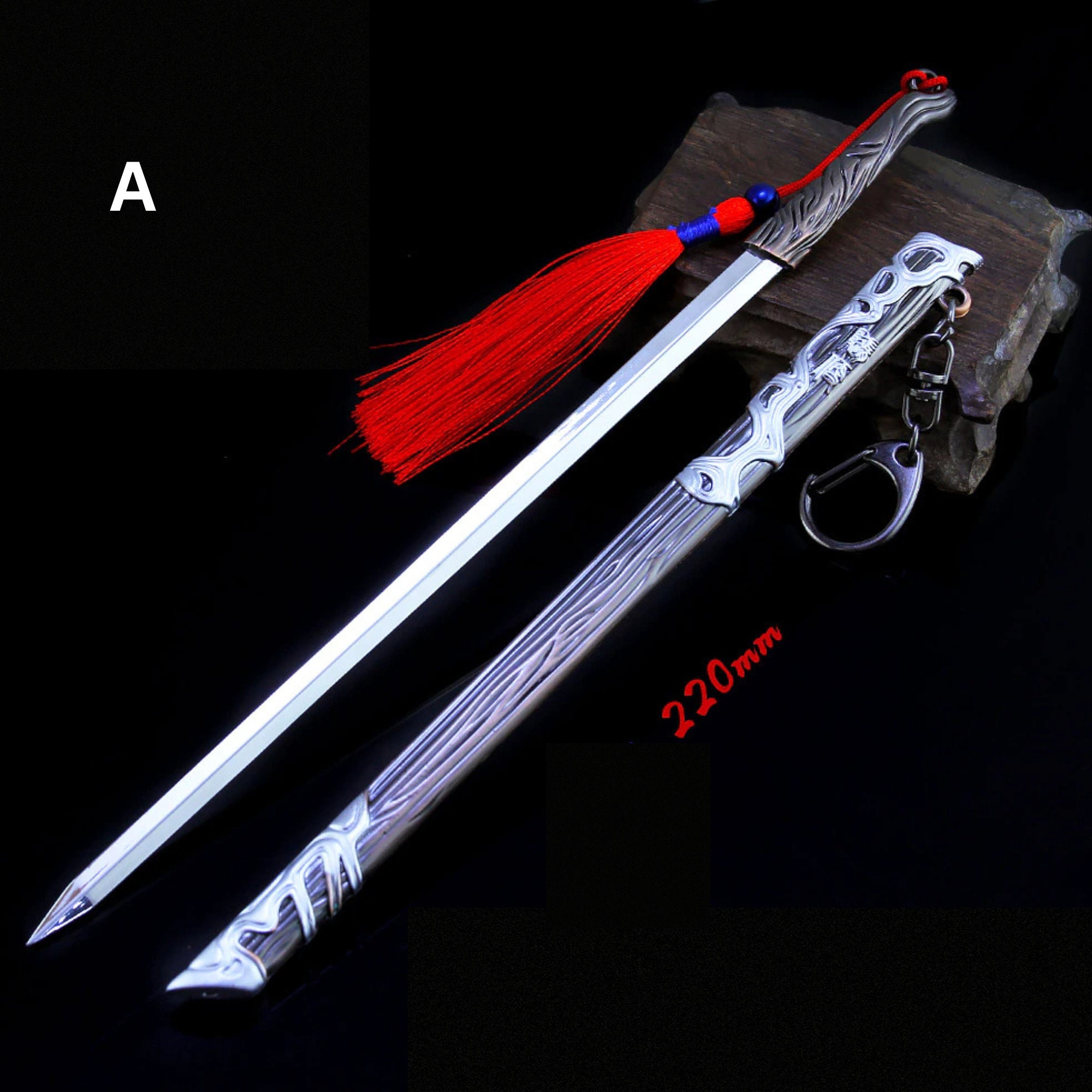 Handmade Anime Key Chain, Swords, Katana, Samurai, Anime Accessories, Samurai Armor, Gifts for