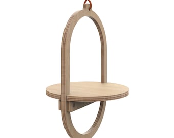 Modern Plywood Bird Feeder - CNC Laser Cut Plans (svg, ai, dwg, dxf, pdf)
