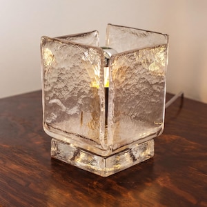 Glass Table Lamps: Murano Mid Century Italian Design, Decorative light