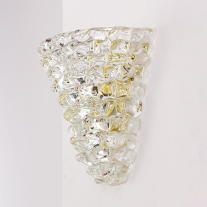 Lámpara de pared de Murano: Iluminación de cristal Rostrato estilo vintage (Hecha a mano en Italia)