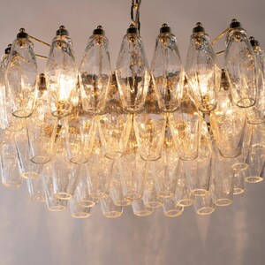 Modern chandelier Polyhedrons – Murano Glass Hand-blown Italy – Design lamp image 8