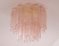 Ceiling Light Murano Ø35 cm - Cipria pink Glass Hand-blown Italy - Decorative lamp