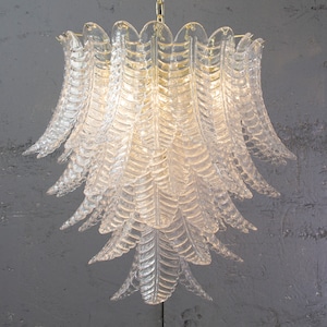 Murano glass crystal color suspension chandelier Ø85 cm Made in Italy , vintage style design chandelier