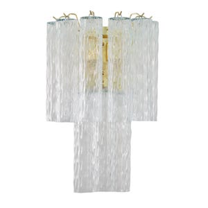 Decorative lamp - Murano Clear Glass Hand-blown Italy - Mazzega style Wall mounted lights image 15