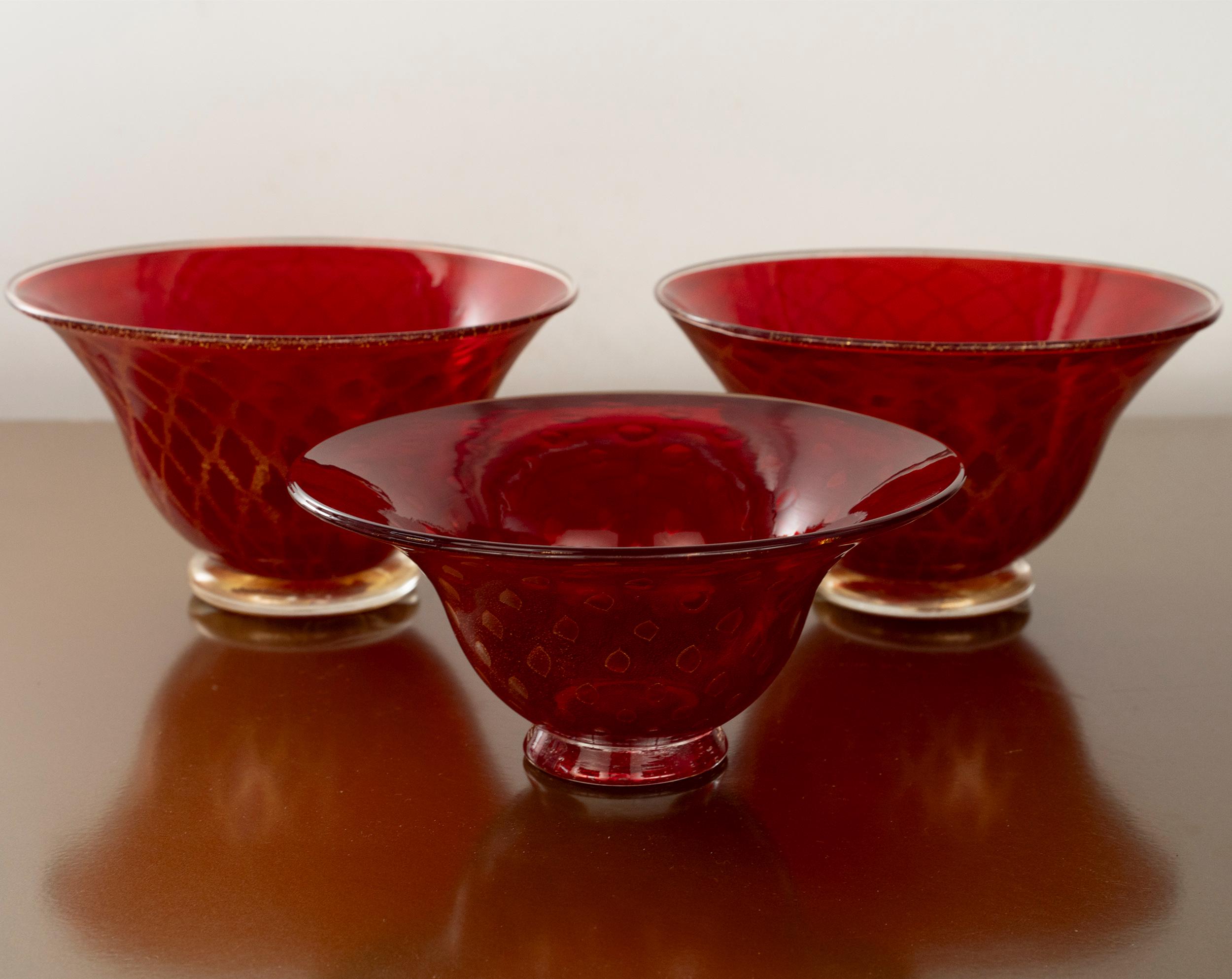 Vase Décoratif Style Murano En Verre Rouge - 19,5 Cm De Haut - Multicolore Abstrait - Neuf