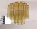 Ceiling Light Murano Ø35 cm - Straw Glass Hand-blown Italy - Customizable lamp