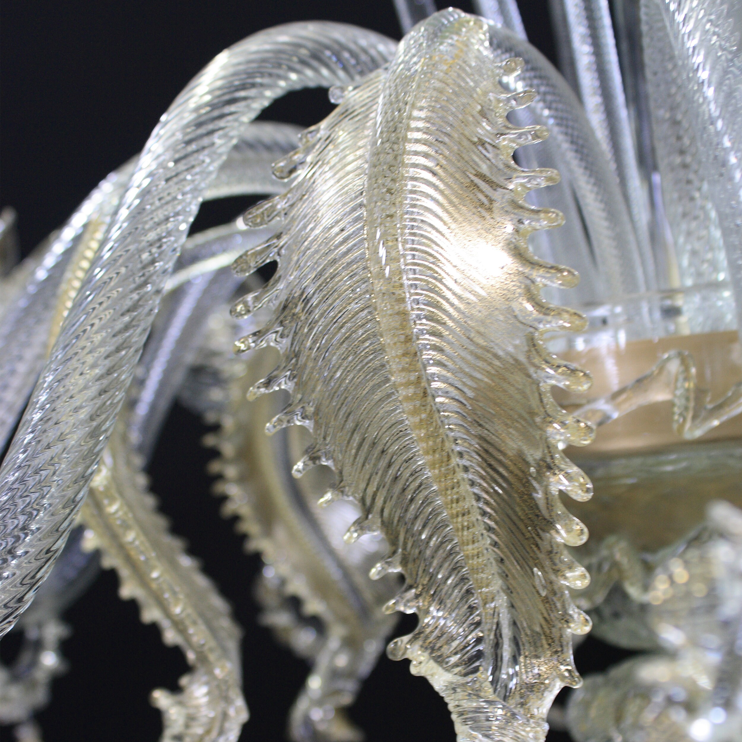 Buy Murano Glass Chandelier: Gold Venetian Style - Handmade in