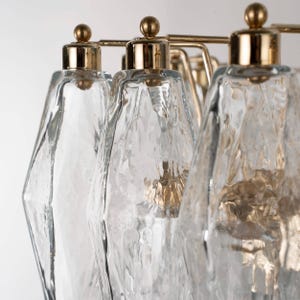 Modern chandelier Polyhedrons – Murano Glass Hand-blown Italy – Design lamp image 13