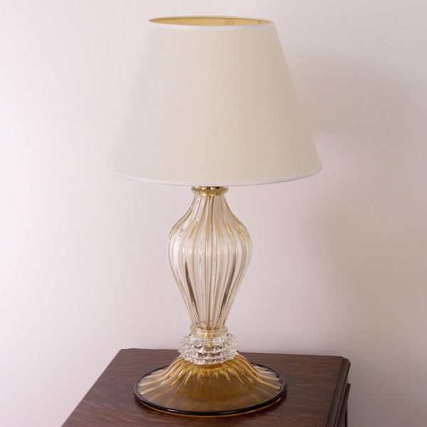 Glass Table Lamp - Etsy