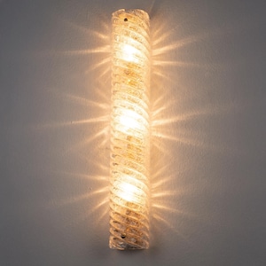 Elongated Sconce Murano Glass Handmade Italian modernism Light Fixture
