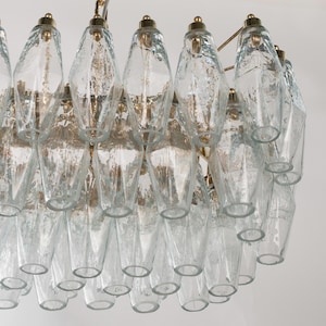 Modern chandelier Polyhedrons – Murano Glass Hand-blown Italy – Design lamp image 10