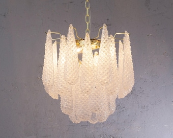 Lampa wisząca Murano Glass Drop – ręcznie dmuchana, Włochy – Lampa dekoracyjna