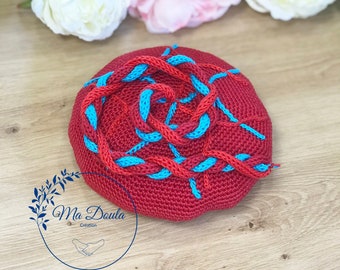 PLACENTA au crochet - Outils d'enseignement pour Doula et Sage-femme