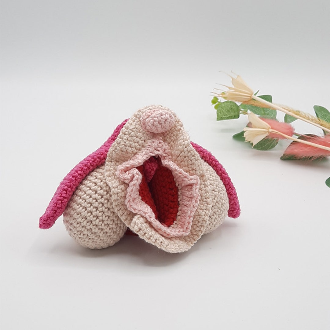 Crochet VULVA - VAGINA and CLITORIS Set - Teaching Tools for