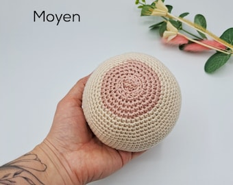 Sein crochet TAILLE MOYENNE - Modèle éducatif d'allaitement pour sage-femme, doula, conseillère en lactation, IBCLC