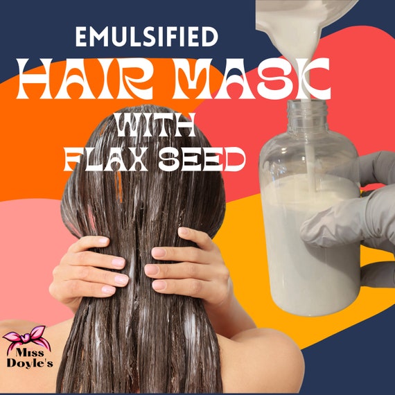 Flaxseed and Hops Emulsified Hair Mask - Etsy Flaxseed and Hops Emulsified Hair Mask - Etsy