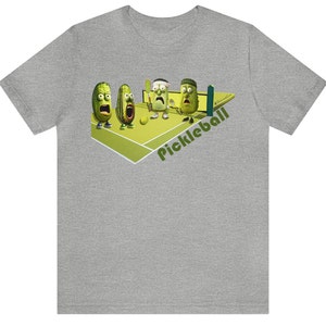 Pickleball, pickleball court, cartoon players