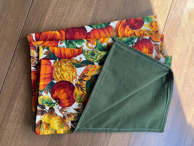 Handmade Cloth Napkins and Matching Placemats Etsy