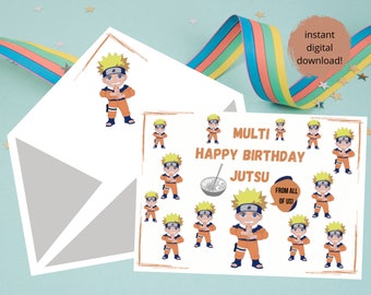 naruto uzumaki card etsy canada