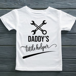 Daddy&#39;s Little Helper SVG: Father&#39;s Day Cricut Files (Digital Download)