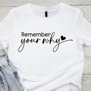 Remember Your Why SVG: Inspirational Quote Bundle (Digital Files)