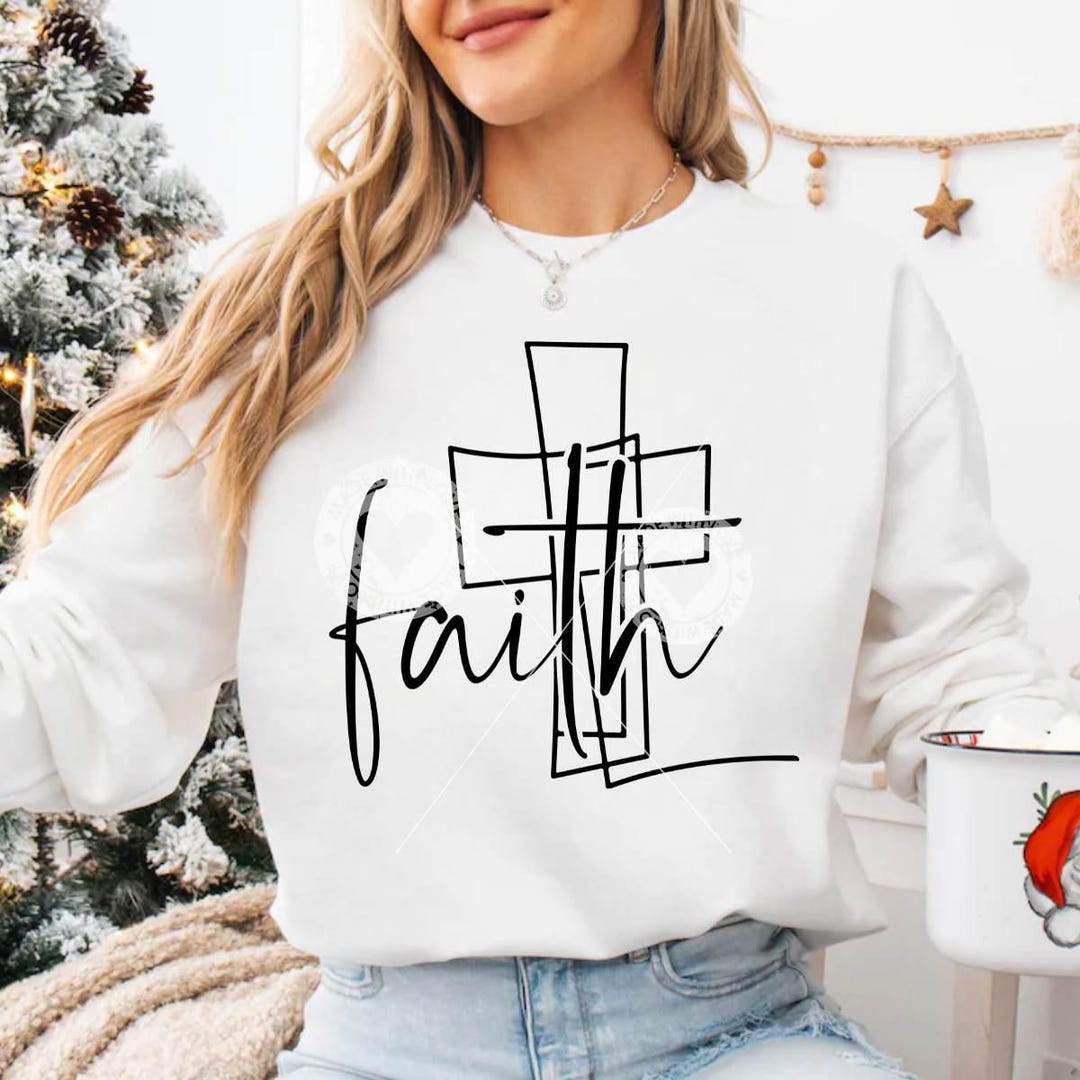 Faith Cross SVG PNG, Christian Svg, Faith Svg, Christian Design Svg ...