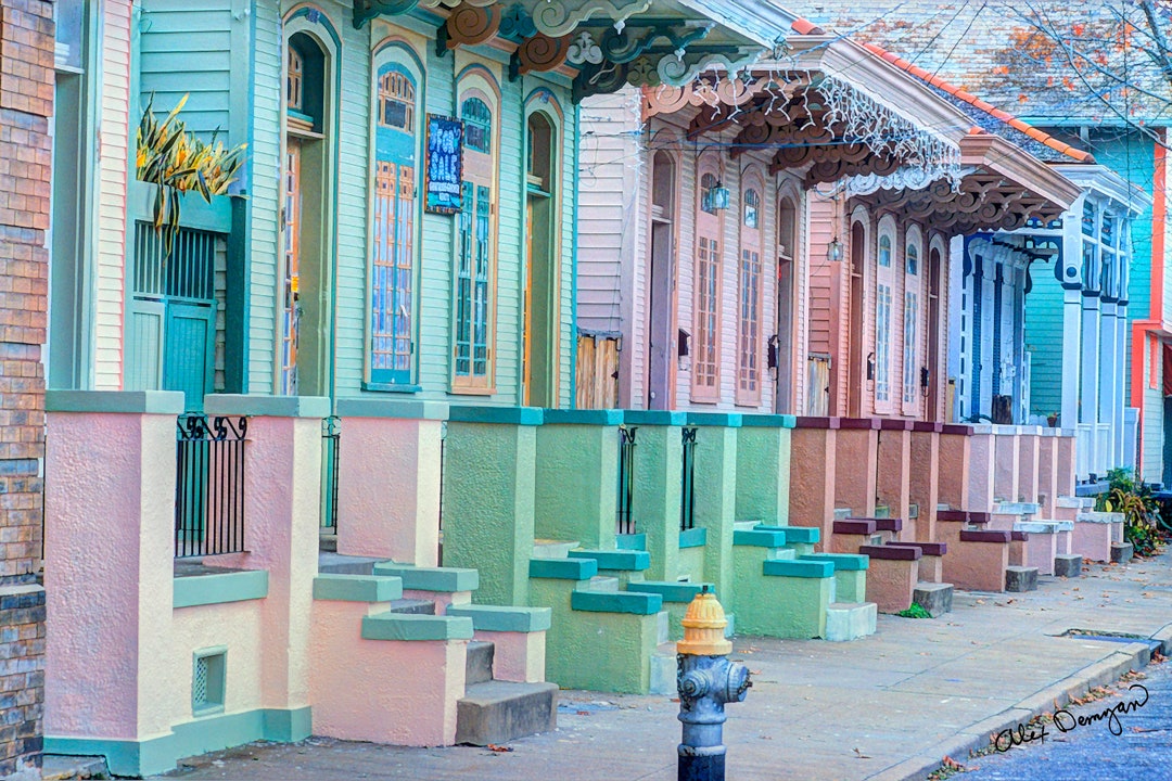 New Orleans Bywater Neighborhood, New Orleans Homes, an Artist Proof