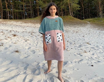 Handmade Cotton Surf Poncho - Personalized and Custom Fit Beach Cover-Up