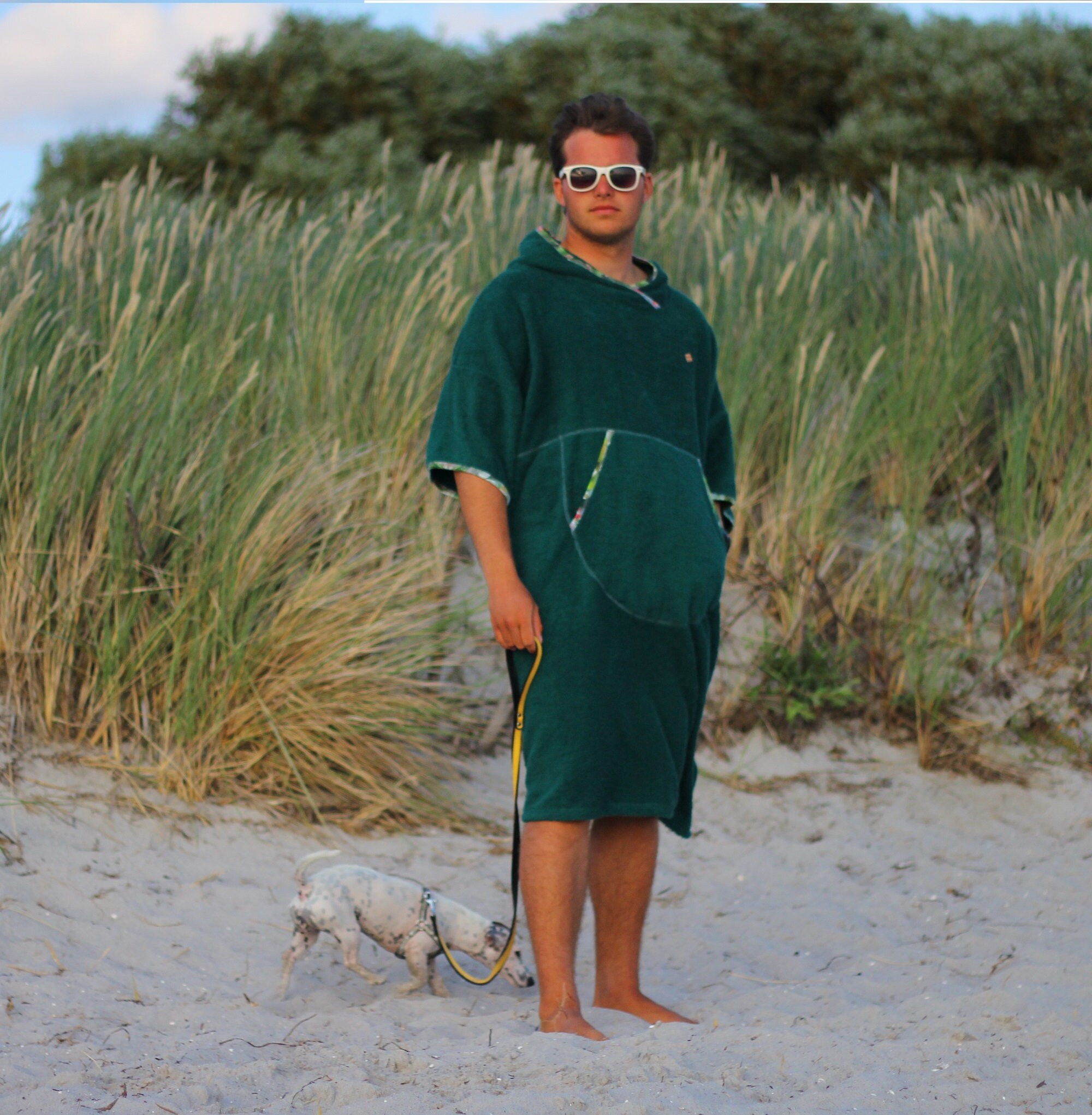 ALLEN & MATE 100% Coton Poncho De Surf à Capuche Unisexe Pour Adulte – Peignoir De Bain