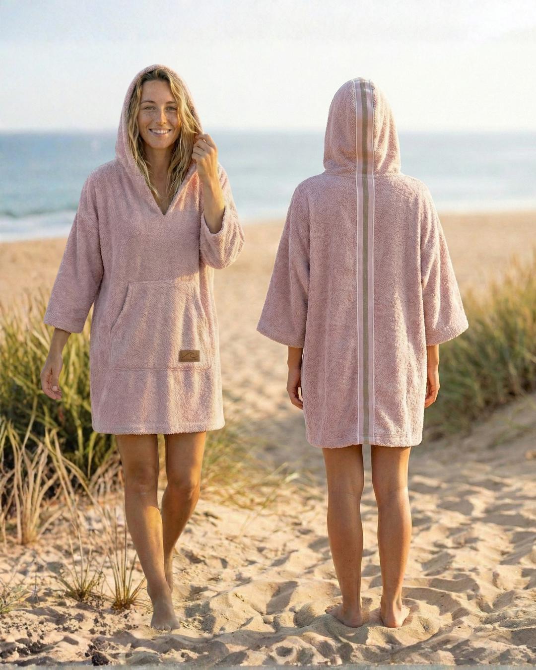 hooded beach towel dress Beach Poncho: Quick Dry Hooded Towel Robe – Diving Specials Shop main image 1