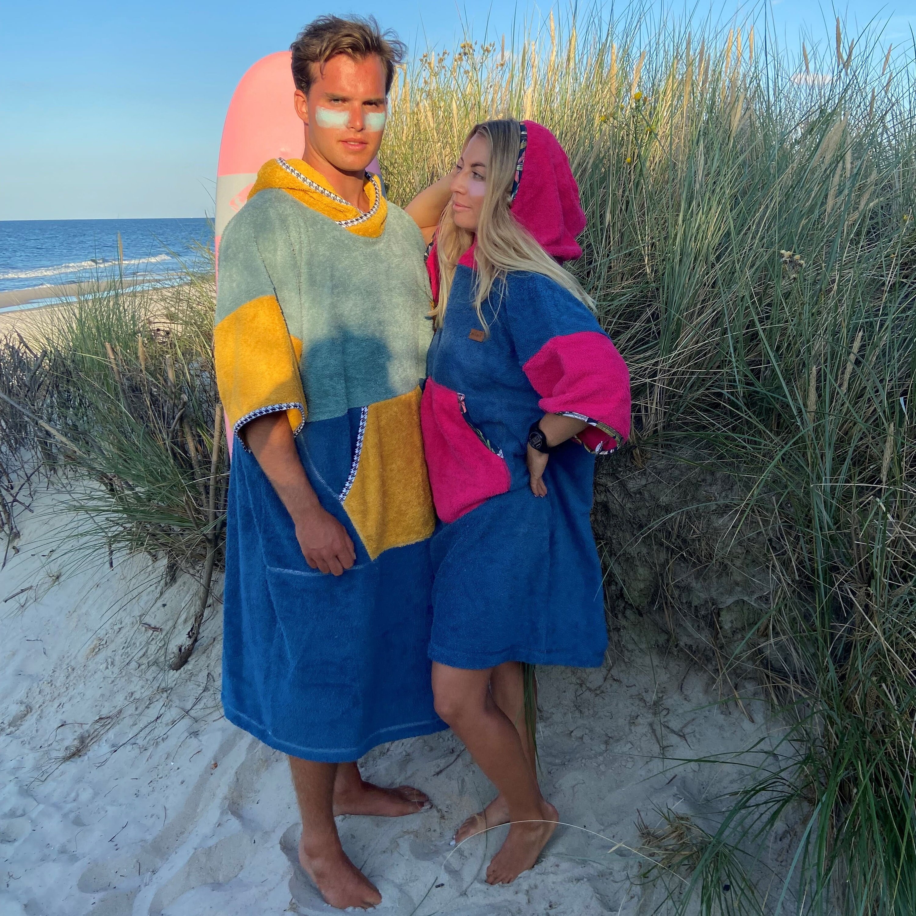 Poncho Surf Decathlon Fansu Poncho Toalla Con Capucha, Microfibra Adulto Verano Playa Natación Surf Albornoz Para Cambiarse De Ropa Toalla De Albornoces Nadar Playa Baño ( 75 * 110cm,Triángulo Azul Poncho Toalla Decathlon
