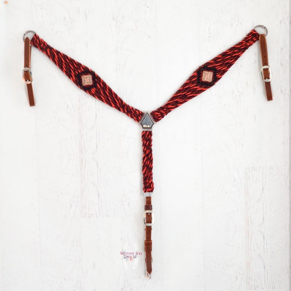 Breast Collar With Concho Etsy